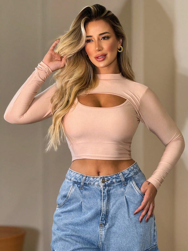 Cropped Top Fashion Recorte Busto
